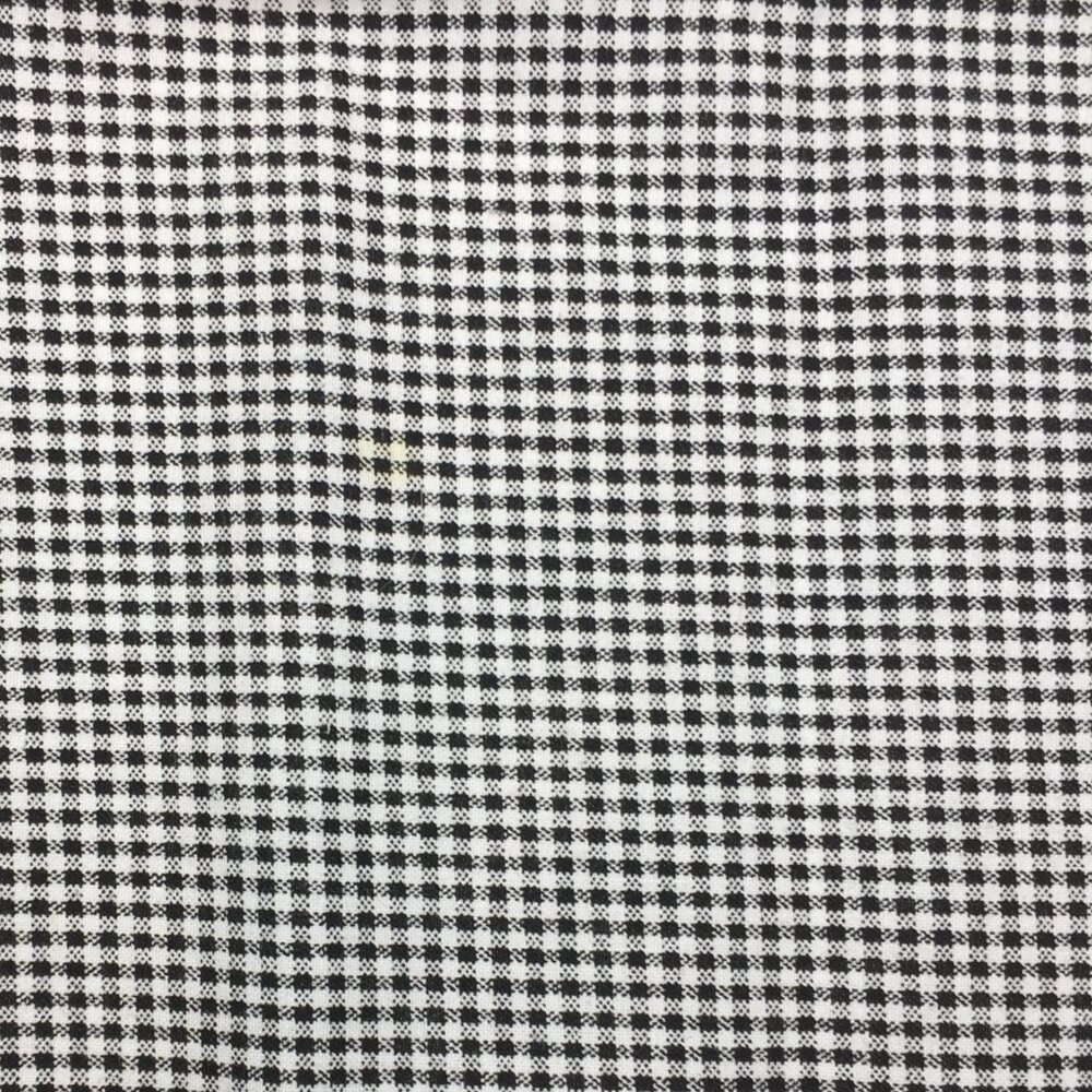 1/2 Yd Marci Struzlinski Inner Light Quilting Fabric Black White Checked Gingham